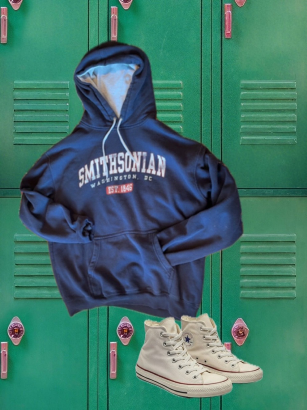 Smithsonian Navy Hoodie